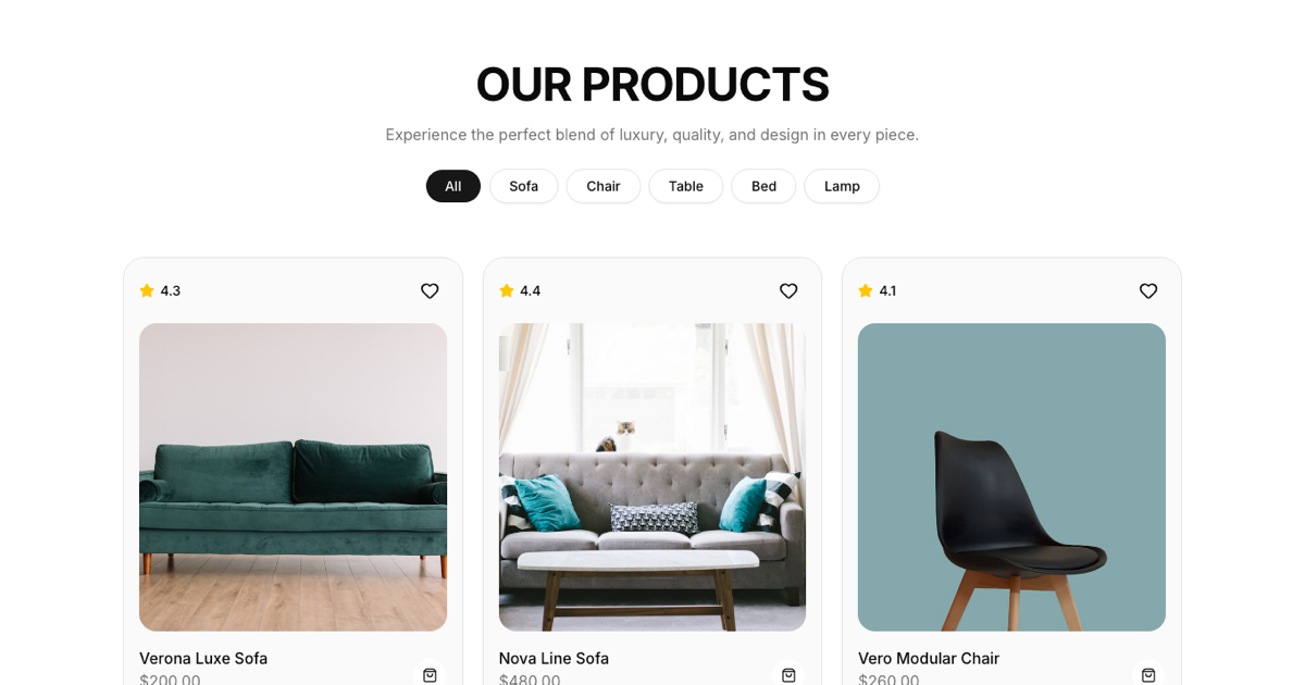 Product Grid preview