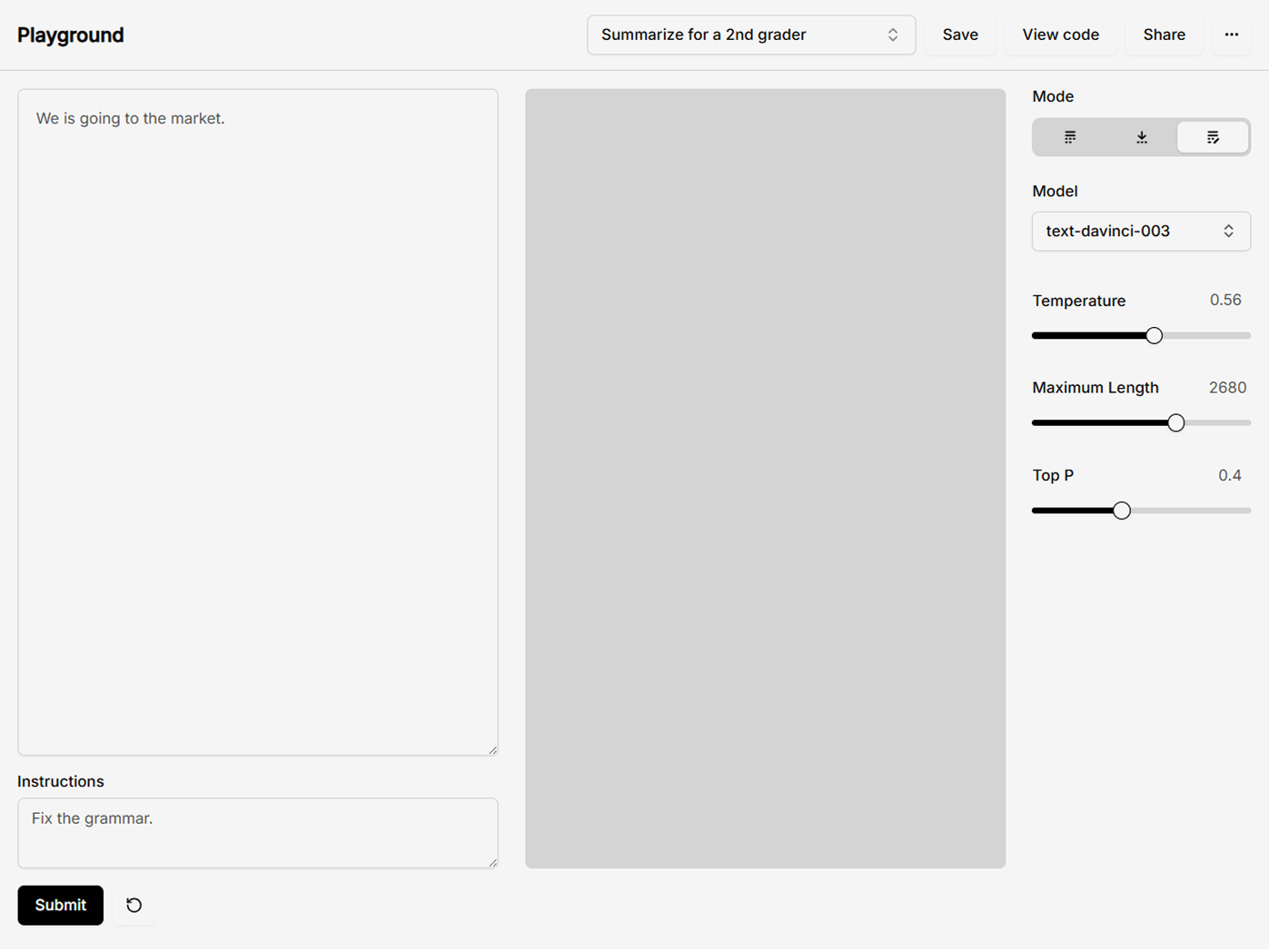shadcn example Playground